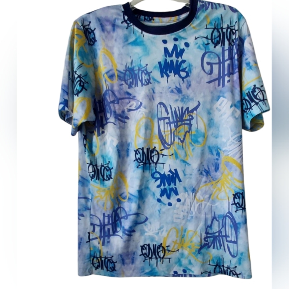 Fresh Prints of Bel Air T Shirt Drill Mens M Graffiti Graphic Art ASO Prince 90s